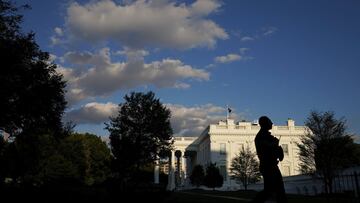 The White House in the evening the continuing resolution bill was passed in Washington.