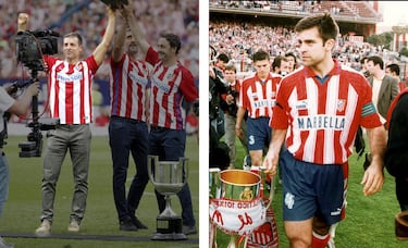 El antes y el después de los veteranos del Atleti
