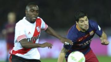 &Eacute;der &Aacute;lvarez Balanta jug&oacute; los 90 minutos en los dos partidos que tuvo River Plate en el Mundial de Clubes 2015