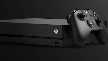 Este es logo para diferenciar los juegos de Xbox One X mejorados a 4K