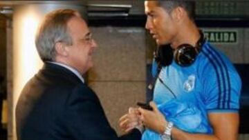 -Florentino: "Tenemos que hablar, ¿por qué dices esas cosas?"
-Cristiano: "No he dicho eso"