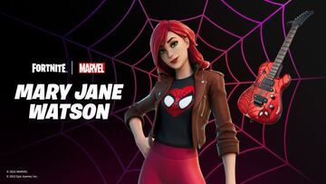 Anuncio oficial del skin Mary Jane Watson en Fortnite