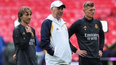 Entrenamiento del Real Madrid.