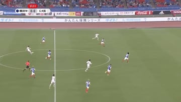 Increíble gol en la liga de Japón: ¡desde su propio campo!