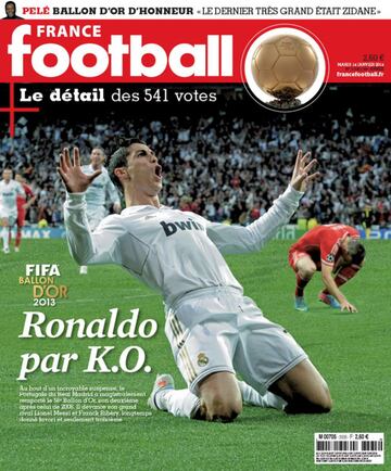 France Football: todas las portadas sobre el Bal車n de Oro desde 1956