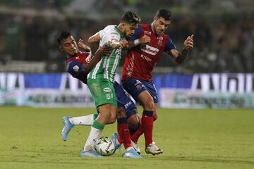 Nacional supo concretar las que generó ante un DIM que falló en la definición. Juan David Cabal y Daniel Mantilla fueron los autores de los goles que le permite a los verdes llegar a 20 puntos y ser segundos en la Liga BetPlay.