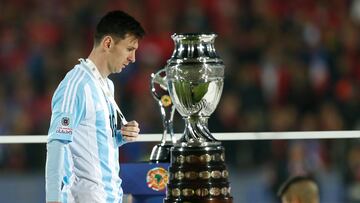 The rivalry between Chile and Argentina is one of the most captivating fixtures in South American football, particularly when it comes to the Copa América.
MESSI
.FOTO:GUSTAVO.ORTIZ.NOFIRMAR.
PUBLICADA 08/07/15 NA MA20 3COL