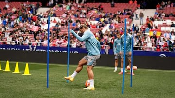 El Metropolitano se abre para el entrenamiento previo al Betis-Atlético