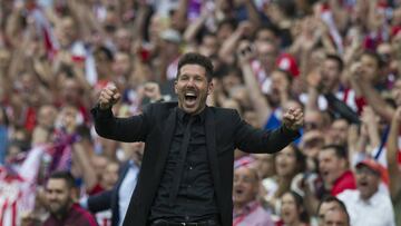 Simeone sends the Calderón wild with delight: "Yes, I'm staying!"