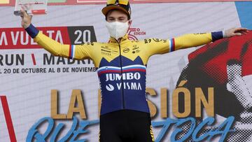 30/10/20 VUELTA CICLISTA A ESPAÑA 2020 CORONAVIRUS COVID-19 ETAPA 10 CASTRO URDIALES - SUANCES VENCEDOR DE LA ETAPA ROGLIC VUELTA A ESPAÑA 2020