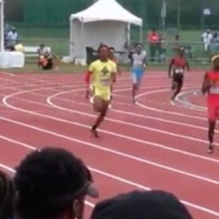 Tiene al atletismo boquiabierto: 13 años y se queda a 4" del récord del mundo absoluto