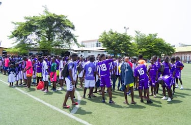 La marca Real Valladolid vuelve a Guinea de la mano de Benjamín