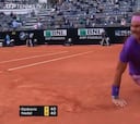 "¡Nos vamos a matar!": Nadal estalla contra la cancha y el juez