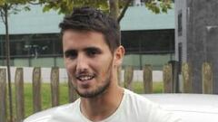 Hugo Vieira llegó a Gijón y hoy será presentado