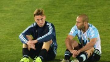 Biglia y Mascherano hablan tras perder contra Chile