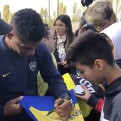 Fabra asistió a un lindo evento solidario a horas de la final