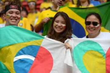 Las imágenes del Brasil - Japón