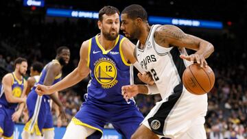 LaMarcus Aldridge ante Andrew Bogut.