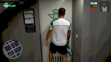 A lo GTA: Betis sorprendió con la presentación de su refuerzo