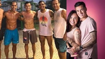 La vida de Coutinho, en el mapa de todos sus tatuajes