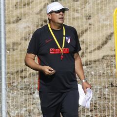 Germán Burgos, el padre del balón parado en el Atlético