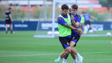 Rubén García en un entrenamiento anterior.