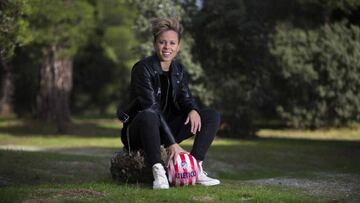 Amanda, capitana del Atlético de Madrid Femenino.