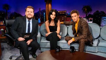 LOS ANGELES - OCTOBER 13: The Late Late Show with James Corden airing Wednesday, October 12, 2022, with guests Grace Van Patten, Eddie Redmayne, and musical guest Gabriels. (Photo by Terence Patrick/CBS via Getty Images)