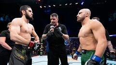 Cruce de mensajes entre Makhachev y Volkanovski