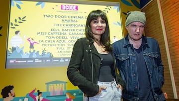 Eva Amaral y Juan Aguirre, en la presentaci&oacute;n del cartel para el Dcode 2019.