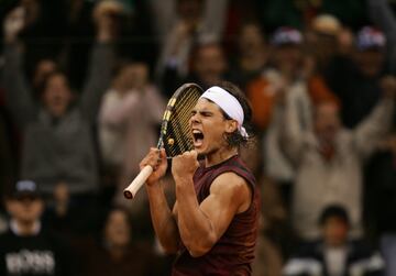 Rafa Nadal se convirtió en el jugador más joven de la historia en ganar la Copa Davis con 18 años y 187 días,