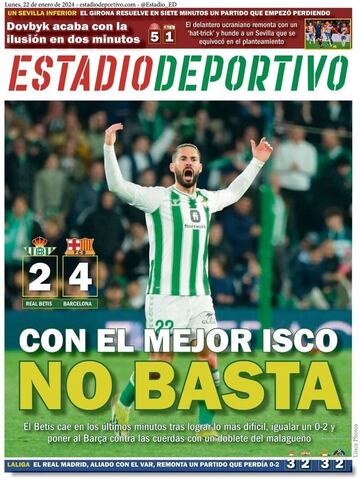 “Atraco histórico”, “Robo”... las portadas tras la polémica del VAR