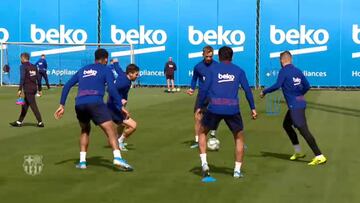 Luis Suárez vuelve a ejercitarse con el grupo y Messi sigue ausente