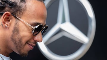 Lewis Hamilton (Mercedes) en Interlagos, Sao Paulo, Brasil. F1 2019.