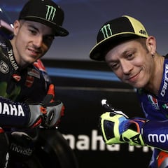 Rossi encumbra a Viñales y reza porque no mejore a Lorenzo