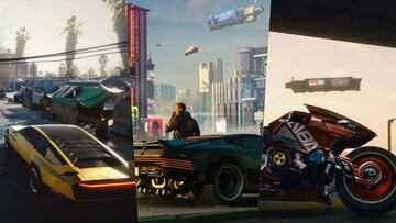 Cyberpunk 2077 incluirá 29 vehículos y múltiples variantes