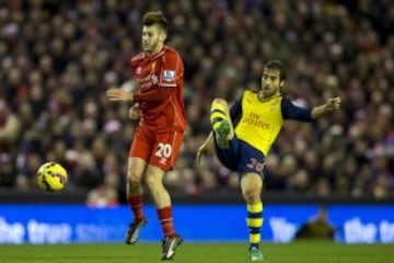 El Arsenal de Alexis Sánchez resignó un empate ante Liverpool en el último minuto de juego. 