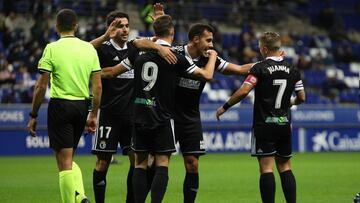 La primera victoria fuera desata la euforia en el Burgos