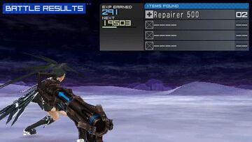 Captura de pantalla - Black Rock Shooter: The Game (PSP)