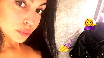 Georgina Rodr&iacute;guez posa tras los rumores de su embarazo de Cristiano Ronaldo