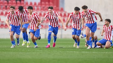 25/02/26 FUTBOL BASE CANERA
ATLETICO DE MADRID Y EL MACCABI HAIFA
PARTIDO YOUTH LEAGUE CHAMPIONS LEAGUE JUVENIL
FIN DEL PARTIDO TANDA DE PENALTIS ALEGRIA