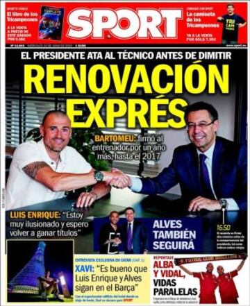 Portadas de la prensa deportiva