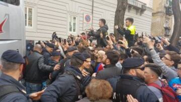 La expedición del Real Madrid ya está en Nápoles