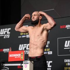 UFC 297 main event in doubt as Chimaev misses weight for Diaz bout