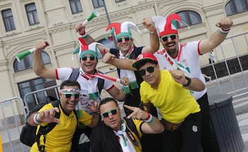 Aficionados de todo el mundo ya están en Moscú para disfrutar del Mundial 2018.



