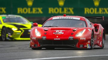 El Ferrari de Miguel Molina en Daytona.