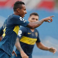Sebastián Villa debuta con gol en Boca Juniors ante DIM