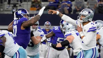 The New York Giants tend to have a hard time winning with Cowboys quarterback Dak Prescott under center. Here's their record and their last W over Dallas.