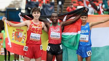 Bronce de oro para el catal¨¢n McGrath en el 10.000 marcha