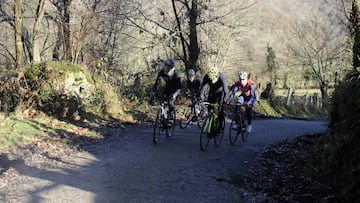 22/12/17 ETAPA VUELTA A ESPA&Atilde;A 2018 SUBIDA LES PRAERES NAVA - ASTURIAS 